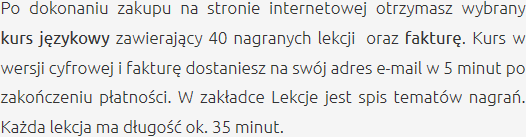 Co Otrzymam Po Zakupie Ekspresowy Kurs Językowy